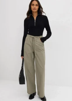 Twillhose aus reiner Baumwolle