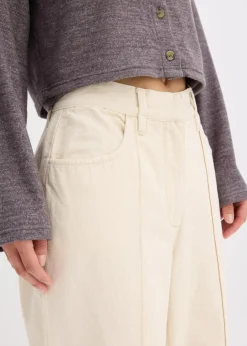 Twillhose aus reiner Baumwolle