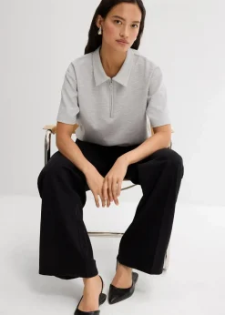 Twillhose mit Bügelfalte aus reiner Baumwolle