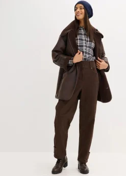 Twillhose mit hohem Bund