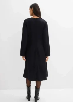 Twill-Kleid aus fließendem Lyocell