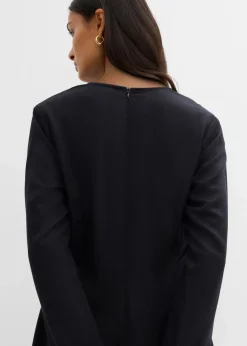 Twill-Kleid aus fließendem Lyocell