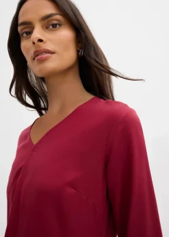 Twill-Kleid aus fließendem Lyocell