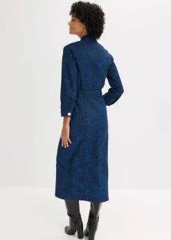 Twillkleid mit Gürtel (2-tlg.-Set)