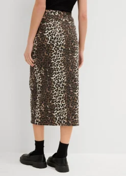 Twill-Rock aus Baumwolle mit Stretch