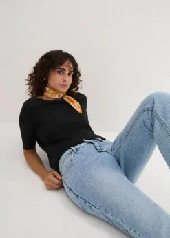 U-Boot-Ausschnitt-Shirt