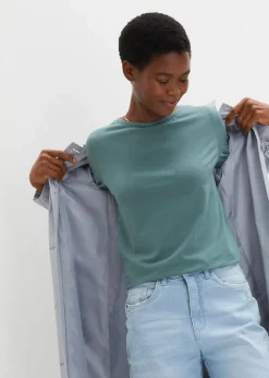 U-Boot-Ausschnitt-Shirt