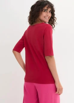 U-Boot-Ausschnitt-Shirt