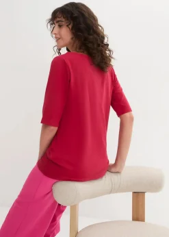 U-Boot-Ausschnitt-Shirt