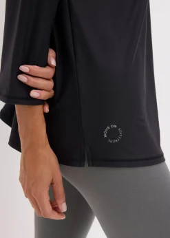 Ultrasoftes Funktionsshirt mit ¾ Ärmel, schnelltrocknend
