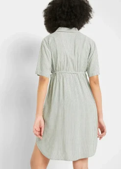 Umstands- und Stillblusenkleid aus fließender Viskose