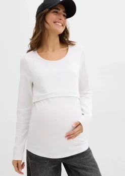 Umstands- und Stillshirts aus Bio-Baumwolle (2er Pack)