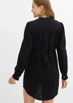 Umstandsblusenkleid aus weichem Baumwoll-Musselin