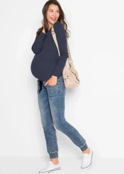 Umstands-Denimjogger aus Bio-Baumwolle