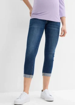 Umstandsjeans mit 7/8 Länge, Slim