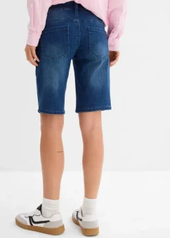 Umstandsjeans-Bermuda im Slim Fit