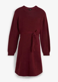 Umstandskleid aus flauschigem Strick