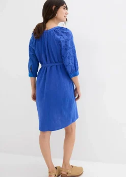 Umstandskleid aus reinem Baumwoll- Musselin