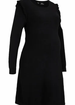 Umstandskleid aus weichem Strick