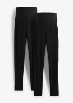 Umstandsleggings aus Bio-Baumwolle (2er Pack)