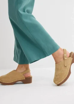 Verkürzte Hose aus weichem Viskose-Mix