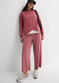 Verkürzte Hose aus weichem Viskose-Mix