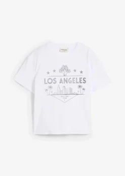 Verkürztes T-Shirt aus Jersey