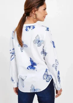 Viskose Bluse bedruckt