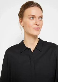 Vokuhila-Bluse aus reiner Viskose