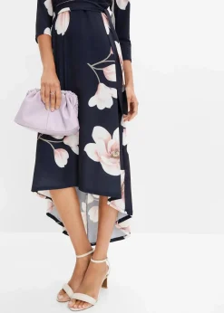 Vokuhila-Kleid aus Jersey mit Bindeband