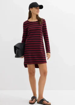 Vokuhila-Kleid aus schwerer reiner Baumwolle