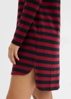 Vokuhila-Kleid aus schwerer reiner Baumwolle