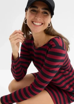 Vokuhila-Kleid aus schwerer reiner Baumwolle