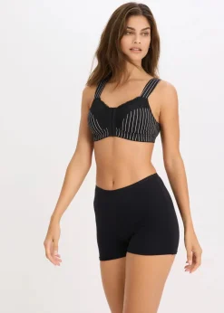 Vorderverschluss-BH ohne Bügel mit Bio-Baumwolle (2er Pack)