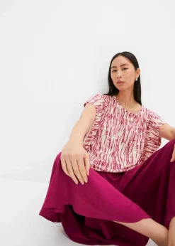 Wadenlange Culotte aus nachhaltiger Viskose