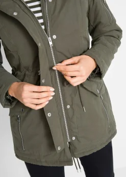 Warmer Parka, gefüttert