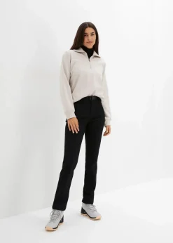 Wasserabweisende Funktionshose aus Stretch-Twill mit Gürtel