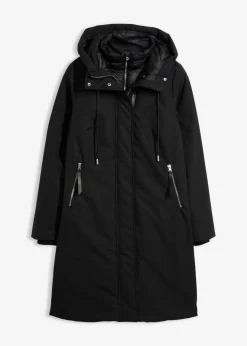 wasserabweisender Outdoor-Mantel, 2in1 Optik