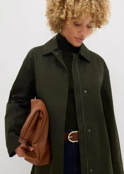 Wasserabweisender Trenchcoat, Oversized