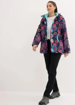 wasserdichte 3 in 1 Funktions-Jacke mit Kapuze