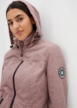 wasserdichte Funktions-Outdoor-Longjacke mit Teddyfleece