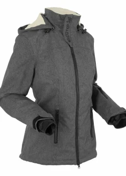 wasserdichte Outdoor-Funktions-Jacke mit Teddyfleece