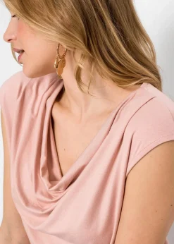 Wasserfall-Shirt aus Viskose-Mix