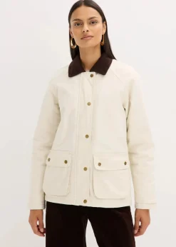 Wattierte Twill-Jacke