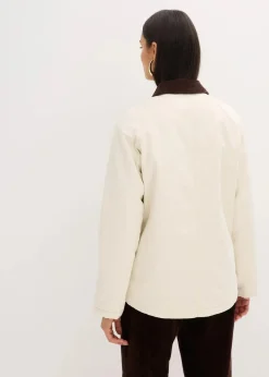 Wattierte Twill-Jacke