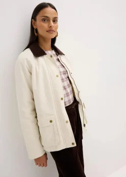 Wattierte Twill-Jacke