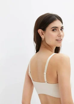 Wattierter Feel Comfort Seamless Bandeau-BH mit abnehmbaren Trägern