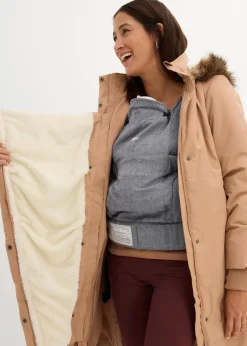 Wattierter 3-in-1 Umstands- und Tragemantel