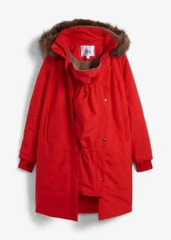 Wattierter 3-in-1 Umstands- und Tragemantel