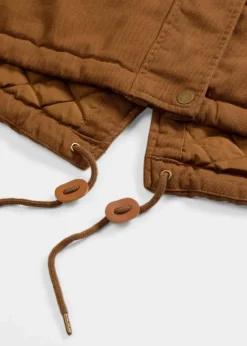 Wattierter Long-Parka